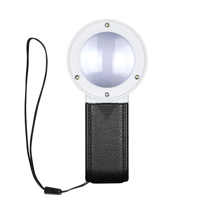 عدسة مكبرة لليد مع ضوء